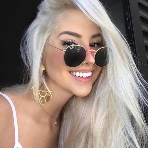 Ray Ban Round Metal Gold Frame RB3447 - Picture 1 of 12